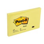 Post-it 655 Sarı 100 Yaprak 76 x 127 mm Yapışkanlı Not Kağıdı