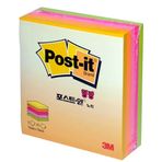 Post-it 76x76 mm 225 Yaprak Neon Renkler Çizgisiz Küpnot