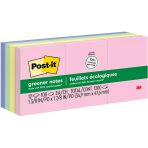 Post-It Daha Yeşil Açılır Notlar, 3,8X5,08 Cm, 12 Ped, Amerika'nın 1 Numaralı Favori Yapışkan Notları, Tatlı Sprinkles, Pastel Renkler (Pemb