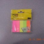 Post-It Not Sayfa Isareti , 5 Renk X 100 Yaprak 15Mmx50Mm 670/5
