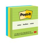 Post-it Notlar, 10,2 x 10,2 cm, 3 blok, Amerika'nın 1 favori not defteri, Floral Fantasy koleksiyonu, güçlü renkler, temiz mesafe, geri dönüştürülebilir (675 – 3AUL)