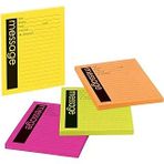 Post-It Süper Yapışkan Notlar, Telefon Mesajı, 10,16 X 12,7 Cm, 4 Ped, 2X Yapıştırma Gücü, Boost Koleksiyonu, Astarlı (7679-4-Ss)