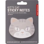 Post It Yapışkanlı Notluk Kedi - Postit - 6.5x7.5cm - Renkli