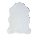 Post Touch Th001w Beyaz Halı Tavşan Tüyü Post Peluş Kürk Halı 120 X 160 Beyaz