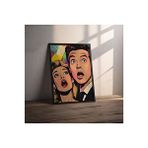 Posterist Dekoratif Çerçevesiz Poster Pop Art Çift Çerçevesiz Tablo
