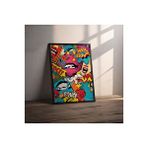 Posterist Dekoratif Çerçevesiz Poster Pop Art Comic Book Çerçevesiz Tablo