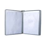 Posterli Sayfa Çevirme Standı, Duvar A3 Poster Flip Kitap Sergisi, Çok Renkli, 10 Cepli(Grey)