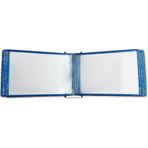 Posterli Sayfa Çevirme Standı, Duvar Belge Tutucu 10 Sayfa A3 Poster Flip Kitap Çok Renkli 38,19x9,06 inç(Blu)