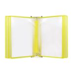 Posterli Sayfa Çevirme Standı, Duvara Monte Dosya Posteri Flip Kitap Tutucu Çok Renkli(Unique Colour)