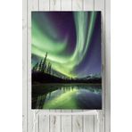 Postermanya Alaska Aurora Manzara 80x115 cm Poster