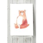 Postermanya Ayıcık Tasarım Çocuk Odası 90x130 cm Poster