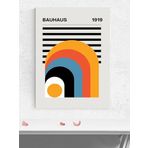 Postermanya Bauhaus - Composition, Renkli Kompozisyon, Minimalist Sanatsal Poster - Afiş, Dekoratif Duvar Poster