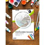 Postermanya Doğanın Dansı Yetişkin Boyama Kitabı 21x30 cm Manzara ve Mandala Desenleri - Doğanın Dansı 2