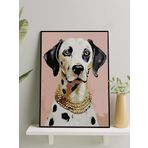 Postermanya Golden Spot, Altın Leke Köpek Pop Art Çerçeveli Tablo - Çerçeveli Poster