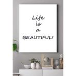 Postermanya Hayat Güzeldir Motivasyon 40x60 cm Poster