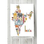 Postermanya Hindistan Manzara 50x70 cm Poster