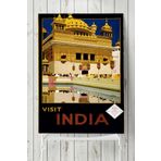 Postermanya Hindistan Vintage Manzara 90x130 cm Poster