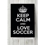 Postermanya Keep Calm And Love Futbol 70x100 cm Poster