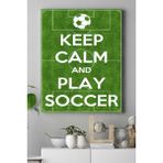 Postermanya Keep Calm And Play Futbol 40x60 cm Poster