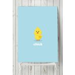 Postermanya Küçük Civciv Çocuk Odası 50x70 cm Poster