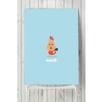 Postermanya Küçük Horoz Çocuk Odası 60x90 cm Poster