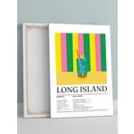 Postermanya Long Island Kokteyl Tarifi Pop Art Mutfak Kanvas Tablo - Tuval Tablo