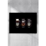 Postermanya Optimist Pesimist Eğlenceli Mizahi 50x70 cm Poster