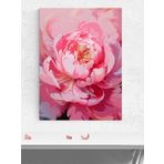 Postermanya Pink Bloom, Pembe Şakayık Çiçek Empresyonizm Poster - Afiş - Dekoratif Duvar Poster