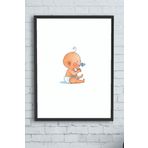 Postermanya (pster10182) Küçük Bebek Çocuk Odası Çerçeveli Tablo (21x30cm)