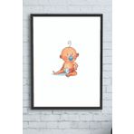 Postermanya (pster10185) Küçük Bebek Çocuk Odası Çerçeveli Tablo 2 (50x70cm)