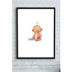Postermanya (pster10188) Küçük Bebek Çocuk Odası Çerçeveli Tablo 2 (40x50cm)
