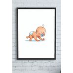 Postermanya (pster10191) Küçük Bebek Çocuk Odası Çerçeveli Tablo 3 (21x30cm)