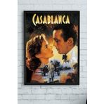 Postermanya (pster10417) Casablanca Film Afişi Çerçeveli Tablo (21x30cm)