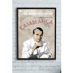 Postermanya (pster10433) Casablanca-kazablanka Film Afişi Çerçeveli Tablo 4 (21x30cm)