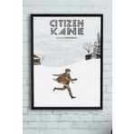 Postermanya (pster10567) Citizen Kane Film Afişi Çerçeveli Tablo 4 (21x30cm)