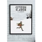 Postermanya (pster10569) Citizen Kane Film Afişi Çerçeveli Tablo 4 (50x70cm)