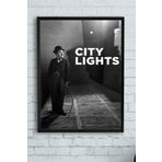 Postermanya (pster10579) City Lights-şehir Işıkları Film Afişi Çerçeveli Tablo 2 (30 X 40cm)