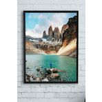 Postermanya (pster10778) Dağ Doğa Manzara Çerçeveli Tablo (40x50cm)