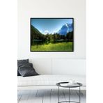 Postermanya (pster10782) Yeşil Doğa Manzara Çerçeveli Tablo (40x50cm)