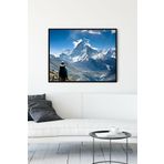 Postermanya (pster10812) Dağ Doğa Manzara Çerçeveli Tablo 7 (30 X 40cm)