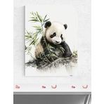 Postermanya (pster1178) Panda ve Bambu Hayvan Poster - Afiş - Dekoratif Duvar Posteri 70 x 100