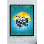 Postermanya (pster13298) Singin In The Rain Film Afişi Çerçeveli Tablo 4 (40x50cm)
