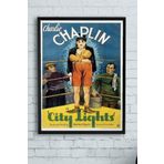 Postermanya (pster13743) City Lights-şehir Işıkları Film Afişi Çerçeveli Tablo 4 (21x30cm)