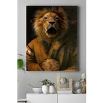Postermanya (pster14981) Aslan Kral Sanatsal Kanvas Tablo 30 x 40