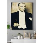 Postermanya (pster15011) Mustafa Kemal Atatürk Kanvas Tablo 40 x 60
