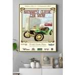 Postermanya (pster15423) Bucharest Classic Vintage Araba Kanvas Tablo 21 x 30
