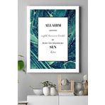 Postermanya (pster15711) Dua Dini Kanvas Tablo 21 x 30
