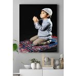 Postermanya (pster15881) Dua Eden Çocuk Kanvas Tablo 50 x 70