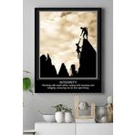 Postermanya (pster16263) Integrity Motivasyon Kanvas Tablo 50 x 70