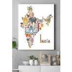 Postermanya (pster16272) Hindistan Manzara Kanvas Tablo 30 x 40